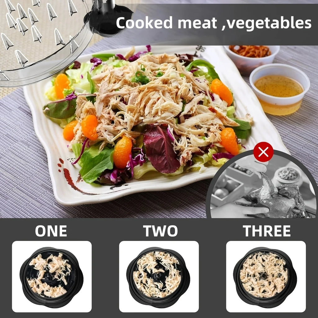 Ergonomischer Hähnchenzerkleinerer mit rutschfestem Griff – Manueller Fleischzerkleinerer für Schweinefleisch, Rindfleisch, Hühnchen – Für Küchenhelfer, Fleischzerkleinern