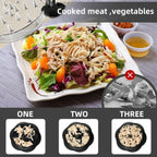 Ergonomischer Hähnchenzerkleinerer mit rutschfestem Griff – Manueller Fleischzerkleinerer für Schweinefleisch, Rindfleisch, Hühnchen – Für Küchenhelfer, Fleischzerkleinern