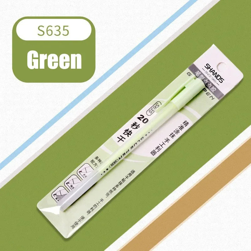 Candy Farbe Kleber Stift Handbuch Abgabe Stift Schnell Trocknend Dot Gule Stick DIY Hohe Viskosität Kleber Schule Büro Liefert