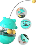 Neue lustige Katze Stick Katze Spielzeug Tumbler Leck Lebensmittel Ball Katze lindern Langeweile Tumbler Heimtierbedarf spielen mit Lebensmittelspüler selbst