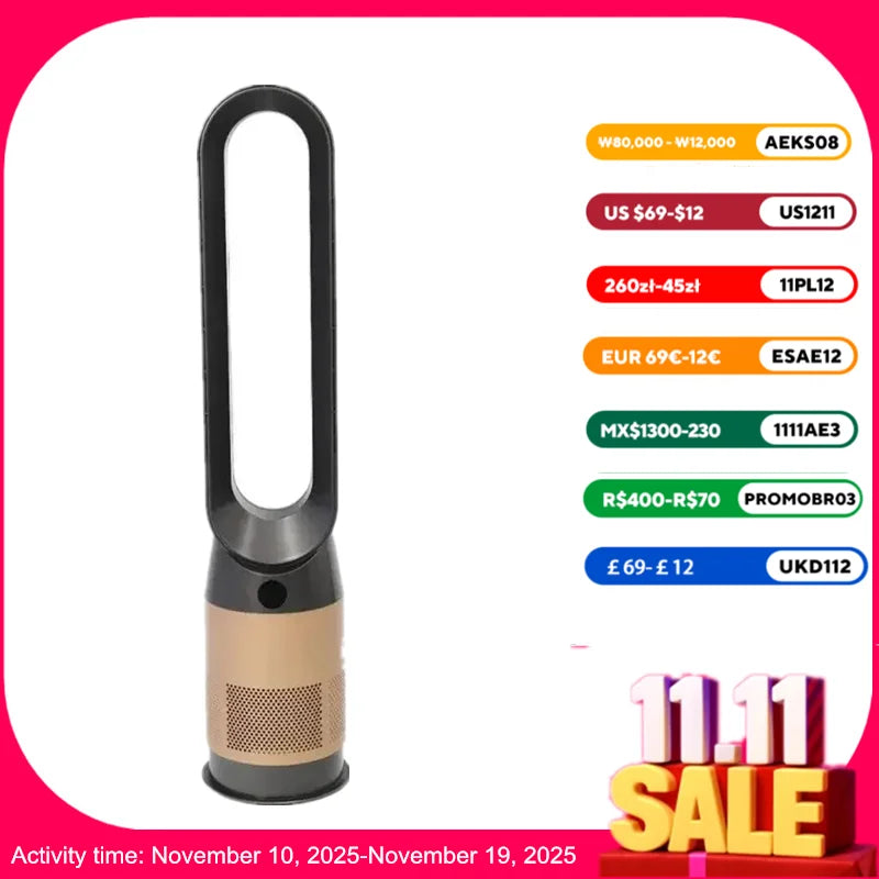 42-Zoll-220-V-Lüfter ohne Flügel, Dual-Purpose-Kühlung und Heizung, leise Heizung für zu Hause, schnelle Luftzirkulation und Reinigungsturm