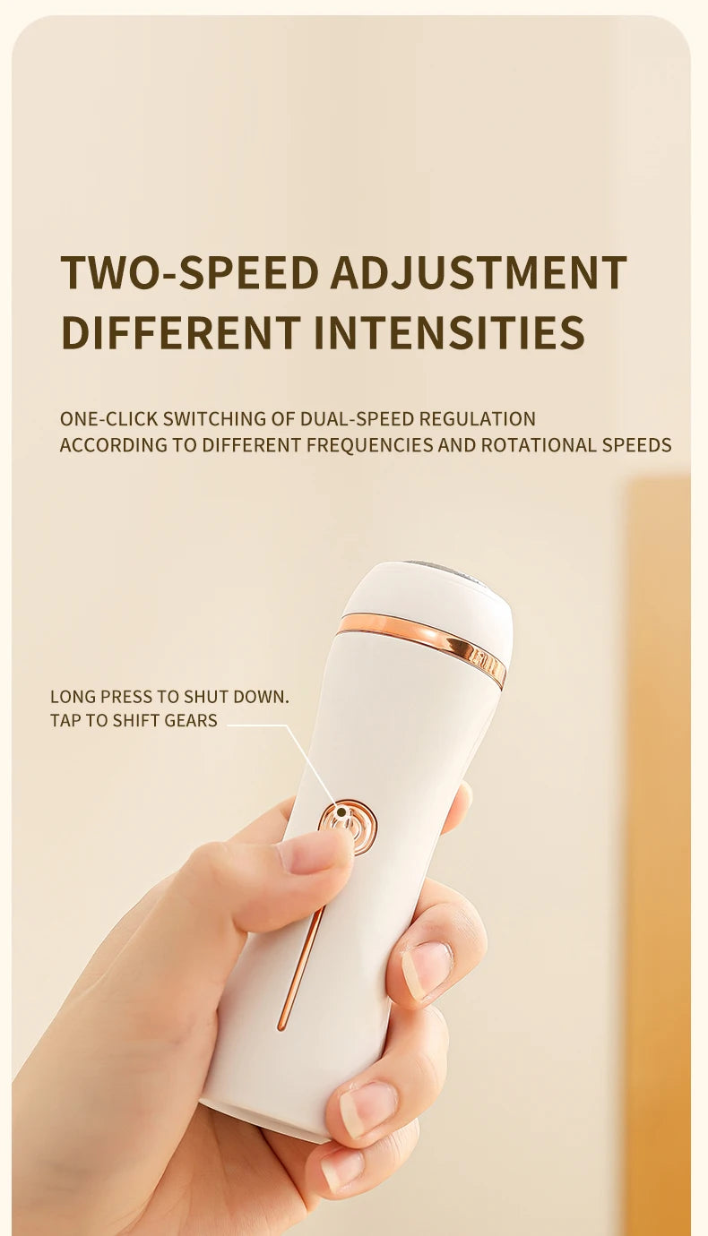 HOMEFISH Elektrischer Fußschleifer, automatisches Hornhautentfernungsgerät für die Fußpflege