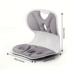 1 Stück ergonomisches Lendenwirbelstützkissen, Anti-Ermüdungs-Rückenkissen, atmungsaktiv mit waschbarem Nylonbezug, vielseitig einsetzbar