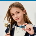 Mini-Daumenkamera, Retro-Digitalkamera, 1080P, Video, tragbar, Reise-Vlog, Anti-Shake-Kamera, unterstützt SD-Karte mit Bildschirm für Kinder