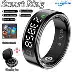 Neue R11 Smart Ring Männer Frauen LED Display Bildschirm Herzfrequenz Blut Sauerstoff Überwachung Wasserdichte Multi Sport Modi Smartrings 2025