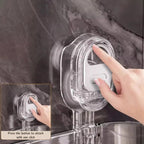 Badezimmer-Saugnapf-Aufbewahrungsbox ohne Bohren, großes Fassungsvermögen und stark tragendes, multifunktionales, wandmontiertes Regalregal mit Saugnapf