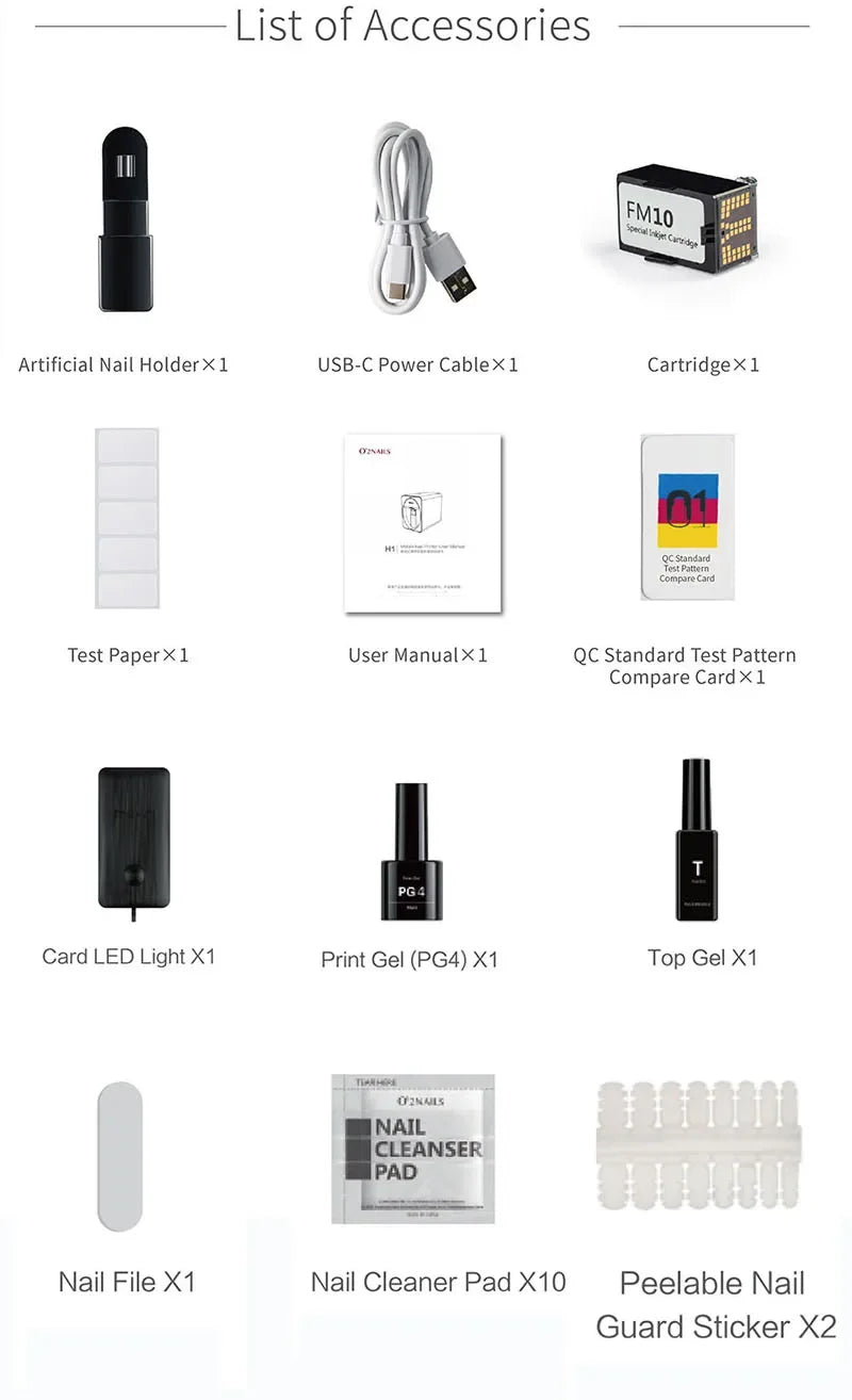 Original mobiler Nageldrucker 3D professioneller digitaler Nageldrucker Artpro Nagellackdrucker für Nagelstudio und Personen