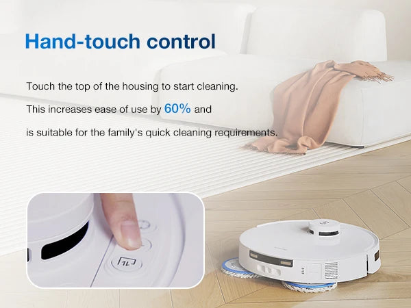 ECOVACS T30C Pro Omni GEN 2 Staubsaugerroboter, Kehren, 25.000 Pa, Staubsaugersammler, Heißluft-Trockenbodenreinigung, Haushaltsgeräte