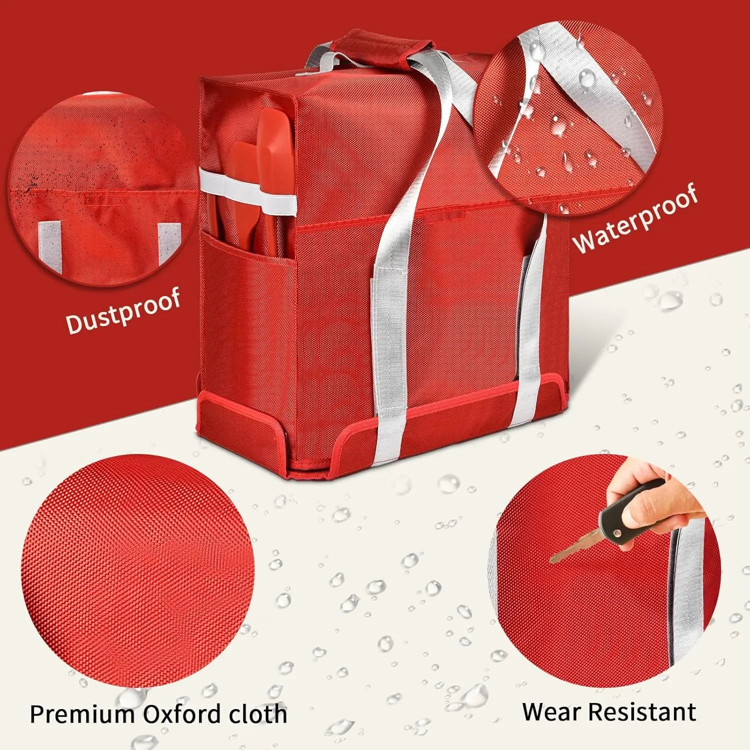 Standmixer-Abdeckung, kompatibel mit KitchenAid Standmixer 4,5–5 Quart, tragbare Reise-Aufbewahrungstasche (nur Box)