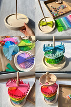 Hochwertige Regenbogen-Musik, klingende Bäume, Holzblütenblätter, Montage und Marmor-Lauf-Bälle, die Kinder-Lernspielzeug verfolgen