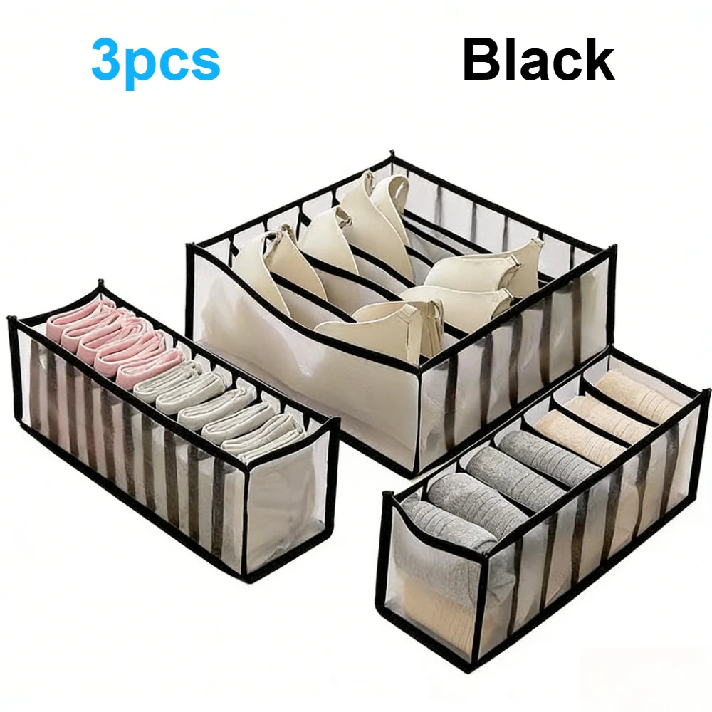 Organisateur de vêtements, boîte de rangement pour jeans, pantalons, armoire, tiroir, organisateur pour sous-vêtements, soutien-gorge, cravates, t-shirts, chaussettes