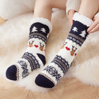 Weihnachten Elch Bodensocken Weihnachten Winter Fleece Schlafteppich Socken Frohe Weihnachten Geschenk Feliz Navidad Frohes Neues Jahr 2026