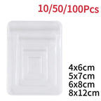 10/50/100 Stück selbstdichtende Zip-Lock-Beutel aus PVC für Schmuck, wiederverschließbar, dick, transparent, mit Druckverschluss, Aufbewahrungsbeutel für Geschenkverpackungen