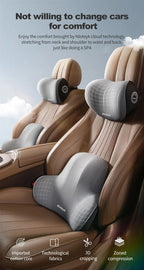 Memory Foam Auto Nackenkissen, Auto Lendenwirbelstütze, Nackenkissen, Taillenkissen, Autositz Autozubehör