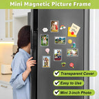 1/3/4 Zoll Acryl-Fotorahmen, Acryl-Kühlschrank-Bilderrahmen, Mehrzweck-Bilderrahmen für Haushaltsdekorationshalter