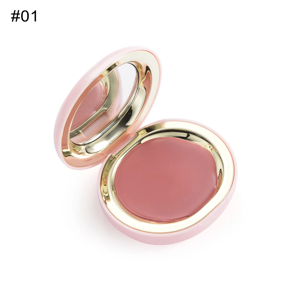 Mehrzweck-Lippen- und Wangencreme aus Samt – natürliche Nude-Rouge-Tönung, aufbaubare, feuchtigkeitsspendende Formel für einen makellosen Look ohne Make-up