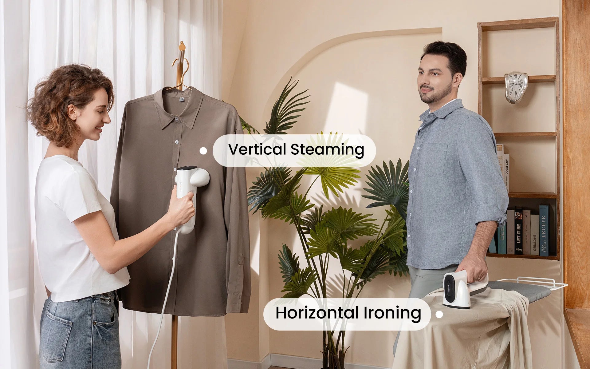 Magic 1 2300 Pa Vakuum-Dampfbügeleisen mit leistungsstarker Absaugung für schnelle Faltenentfernung