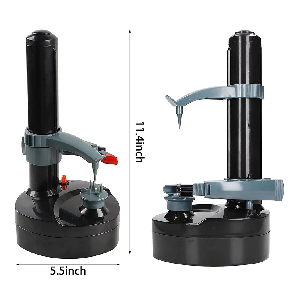 Elektrischer Kartoffel schäler Multifunktion aler Obstschäler mit Adapter und Ersatz klingen Küchen automatisches rotierendes Schäl werkzeug