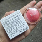 4-Farben-Highlighter, perlmuttartig, gebacken, aufhellendes Rouge, Puder, Wangentönung, Rouge, Kontur-Highlighter, Gesichtsschatten, Schimmer-Rouge