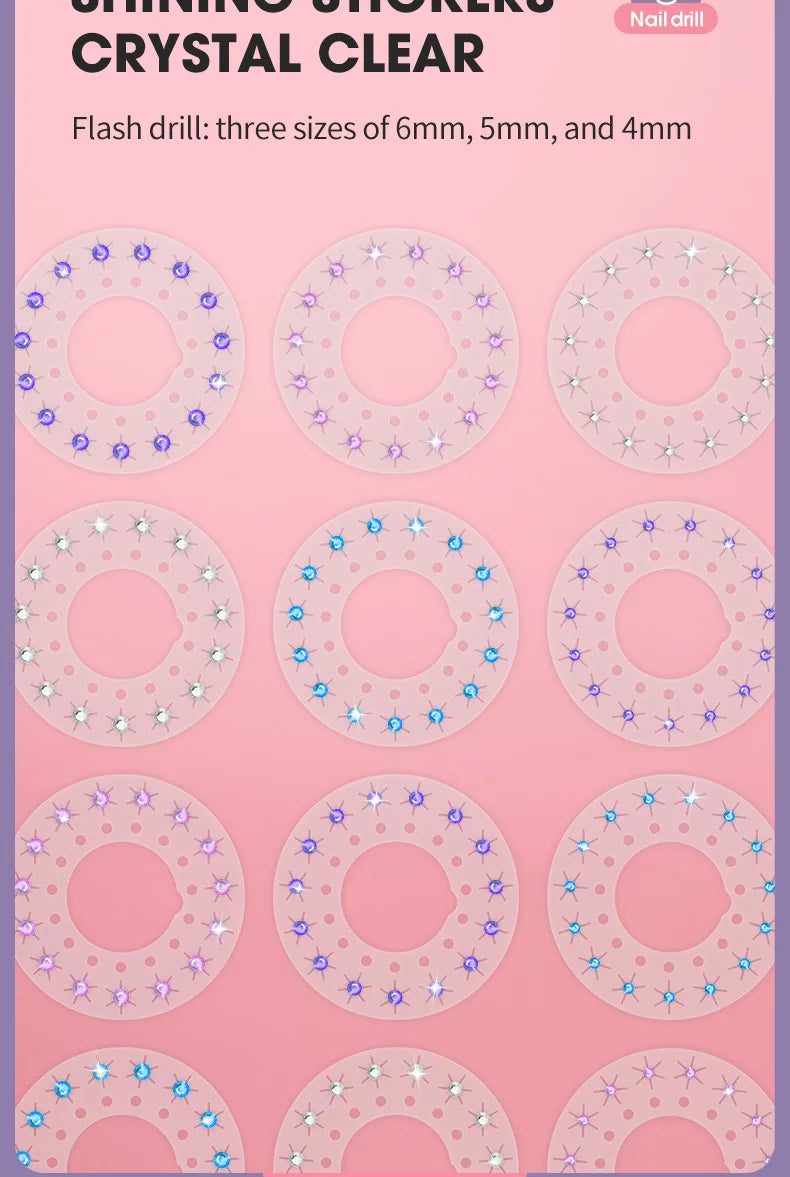 Magie Blingbling Mädchen Haar Diamant Bohrer Maschine DIY Pretend Play Werkzeug kinder Pädagogisches Spielzeug Kunststoff Diamant Aufkleber Ap...