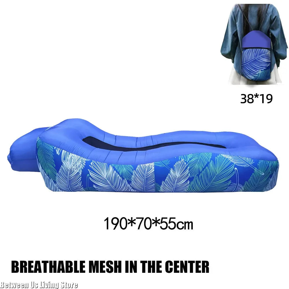 Aufblasbares Outdoor-Sofa – Sitzsack, Amphibien, für Pool, Strand, Camping & Garten, 9 Farben