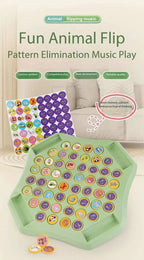 Tier Flip Schach Spaß Memory Spiel Brettspiele Eltern-Kind-Interaktive Familie Party Brettspiele Kinder Erwachsene Sozialen Tisch Spiel