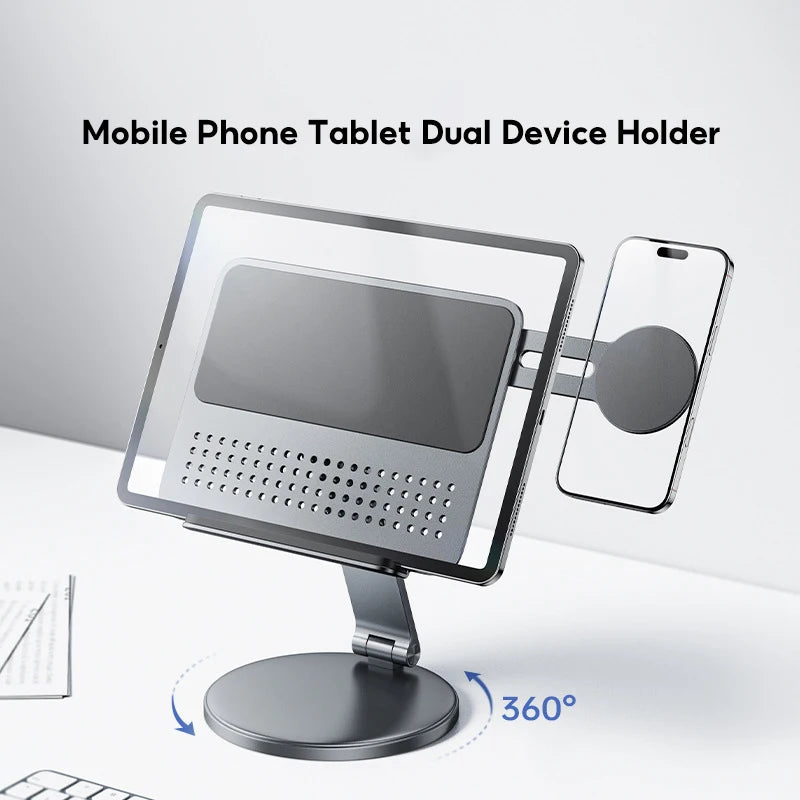 Tablet-Ständer, iPad, Desktop, magnetischer Handyständer 360° °   Drehbarer, zusammenklappbarer, spezieller Ständer für Live-Malerei im Büro