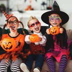 6/12 Stück Halloween-Thema-Party-Papiergläser, Kürbis,-Spinne-Fledermaus-Gläser, Cosplay-Foto-Requisiten, Halloween-Party-Dekoration