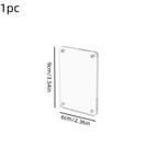 1/3/4 Zoll Acryl-Fotorahmen, Acryl-Kühlschrank-Bilderrahmen, Mehrzweck-Bilderrahmen für Haushaltsdekorationshalter