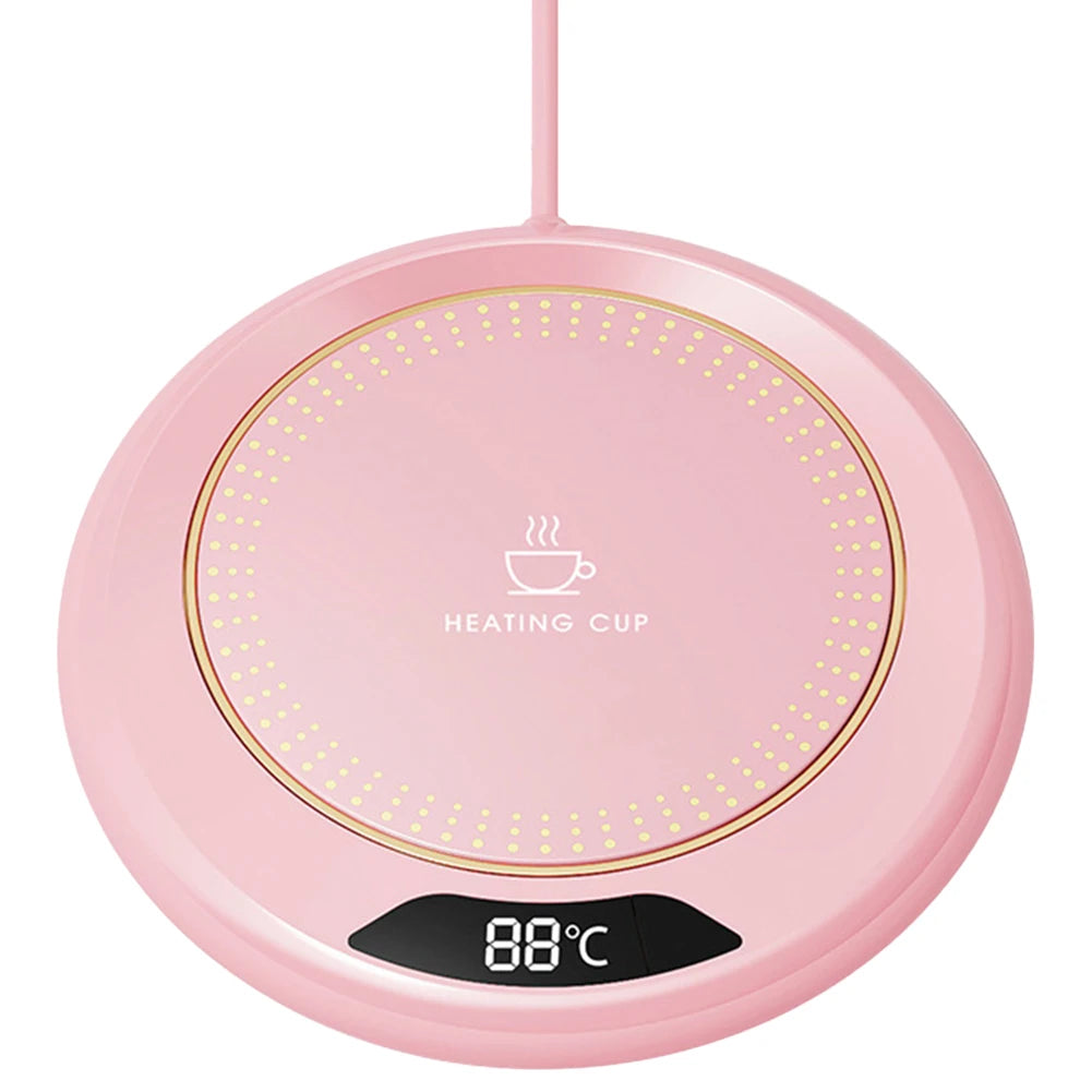 USB-Tassenwärmer, Kaffeetasse, Heizuntersetzer, 3 Temperatureinstellungen, thermostatische Heizplatte, Milch, Tee, Wasser, Heizkissen, Tassenheizung