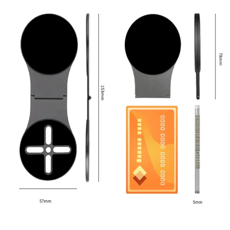Mehrzweck-Telefonhalter, Aluminium-kompatible MagSafe-Halterung für Laptop, iPhone-Halterung für Tesla Model 3 Y-Automonitor