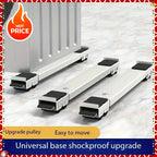 Heißverkaufte 300 kg verstellbare Anti-Schock-Stütze, 45–70 cm, für Waschmaschinen, Kühlschränke, Wäsche, rostfrei, 2er-Set.