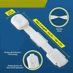 10 Stück Kindersicherheitsgurtschlösser Babyschlösser für Schränke und Schubladen, Toilette, Kühlschrank und mehr. Klebepads. Keine Installation erforderlich