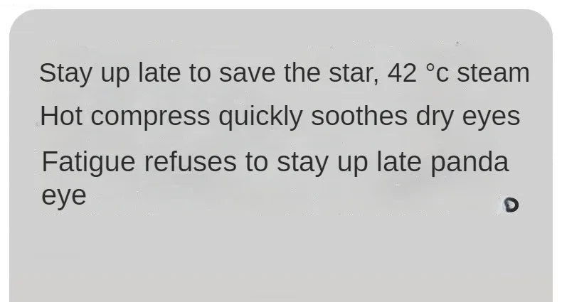 Youpin pgg Dampf augen maske elektrische Heizung heiße Kompresse intelligente Heizung Schlaf Schattierung 3d Augenschutz 2,0 Sterilisation