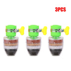 6-lagiger Wasserhahn-Wasserfilter, Wasserhahn-Reiniger 360 °   Drehbare Kokosnusskohle-Düse für Wasserhahn, Küche, Haushaltswasserfilter