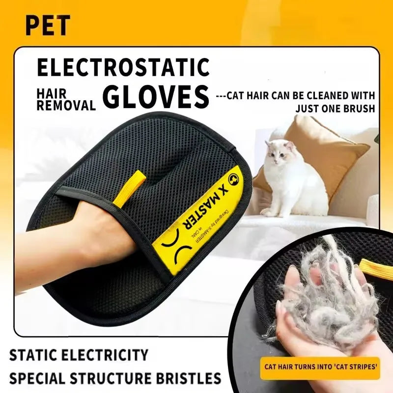 Tierhaarentfernungshandschuh, Fellpflegehandschuhe, Enthaarungsbürstenhandschuh
