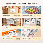 Niimbot B21- Kabelloser tintenloser Etikettendrucker, Barcode-Etikettendrucker, Druckpapier, Aufkleber Maschine 20 mm - 50 mm