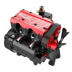 TOYAN FS-L200AC Motormodell 7 cc Inline 2 Zylinder 4-Takt luftgekühlter Nitro-Motormodellbausatz – TOYAN- und OTTO-MOTOR-Version
