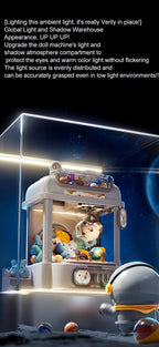 Große Größe DIY Puppe Maschine Kinder Münze Betrieben Spielen Spiel Mini Klaue Fangen Spielzeug Kran Maschinen Musik Puppe Kinder Weihnachten Geschenke Spielzeug