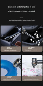 Auto-Staubsauger, leistungsstarker, tragbarer, kabelloser, bürstenloser Motor, Reinigungsmaschine, leistungsstarker Luftstaubsauger für Haushaltsgeräte