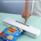 Beste Vakuumierer für trockene und nasse Lebensmittel, Verpackungsmaschine, 220 V, automatischer kommerzieller Haushalt, Küche, Lebensmittel-Vakuumierer mit 10 Beuteln