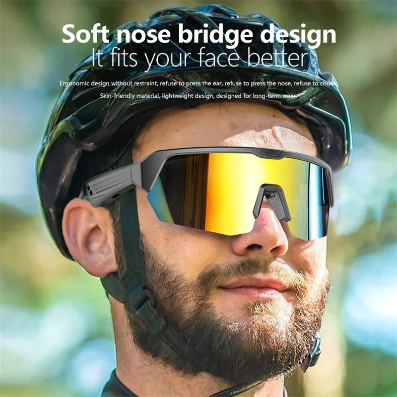 Radfahren Bluetooth Smart Brille, Technologie Audio Anruf, Remote Headset, Sonnenbrille, Sport Fahren, Musik Ohrhörer, Kopfhörer