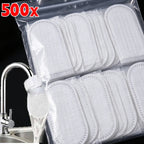 Wasserhahnfilter aus Vliesstoff – Rostentfernung, Spritzschutz, 8,5×3,7cm, 50 bis 500 Stück