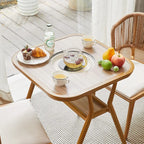 Ofenherstellung von Tee, Balkon, dreiteiliges Set aus Tischen und Stühlen, kleiner multifunktionaler elektrischer Keramikherd, Grillen-Esszimmer