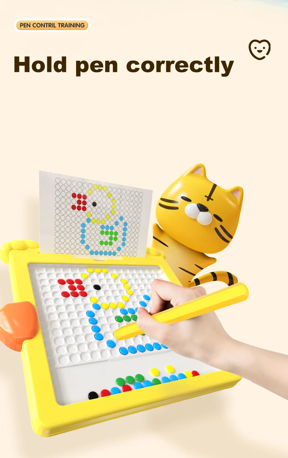Magnetische Kugel-Zeichentafel für Kinder
