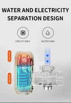 Fudeer 3400 W 220 V Elektrische Küche Warmwasserbereiter Wasserhahn Instant Hot Edelstahl Wasserhahn Heizung Kaltheizung Wasserhahn