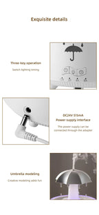 Humidificateur d'air créatif en forme de goutte d'eau avec lumière colorée et diffuseur d'huiles essentielles et d'arômes en forme de goutte d'eau. Humidificateur d'aromathérapie.