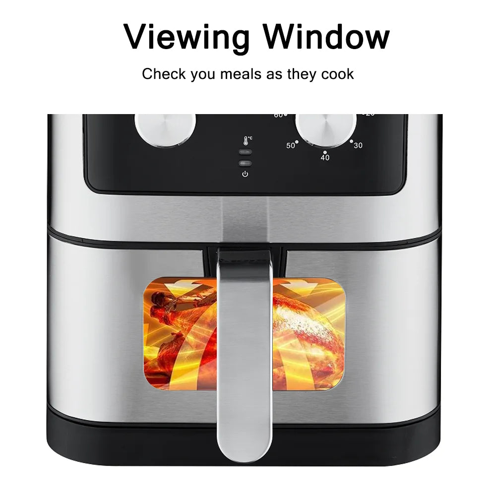 6L/9L Elektrische Luftfritteuse EU Stecker 1500/2400W Smart Multi-funktion Heißer Konvektion Ofen Fritteuse ohne Öl