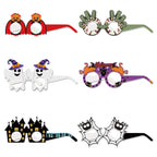 6/12 Stück Halloween-Thema-Party-Papiergläser, Kürbis,-Spinne-Fledermaus-Gläser, Cosplay-Foto-Requisiten, Halloween-Party-Dekoration