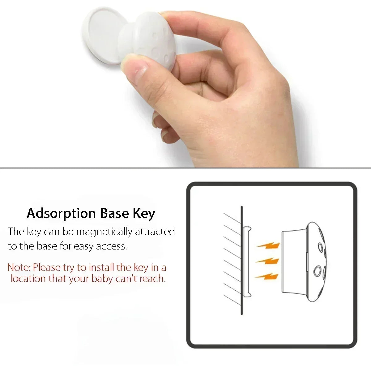 Magnetisches Baby-Sicherheits schloss Kinderschutz unsichtbare Schubladen verriegelung Schrank türschloss begrenzer Kinder sicherheit